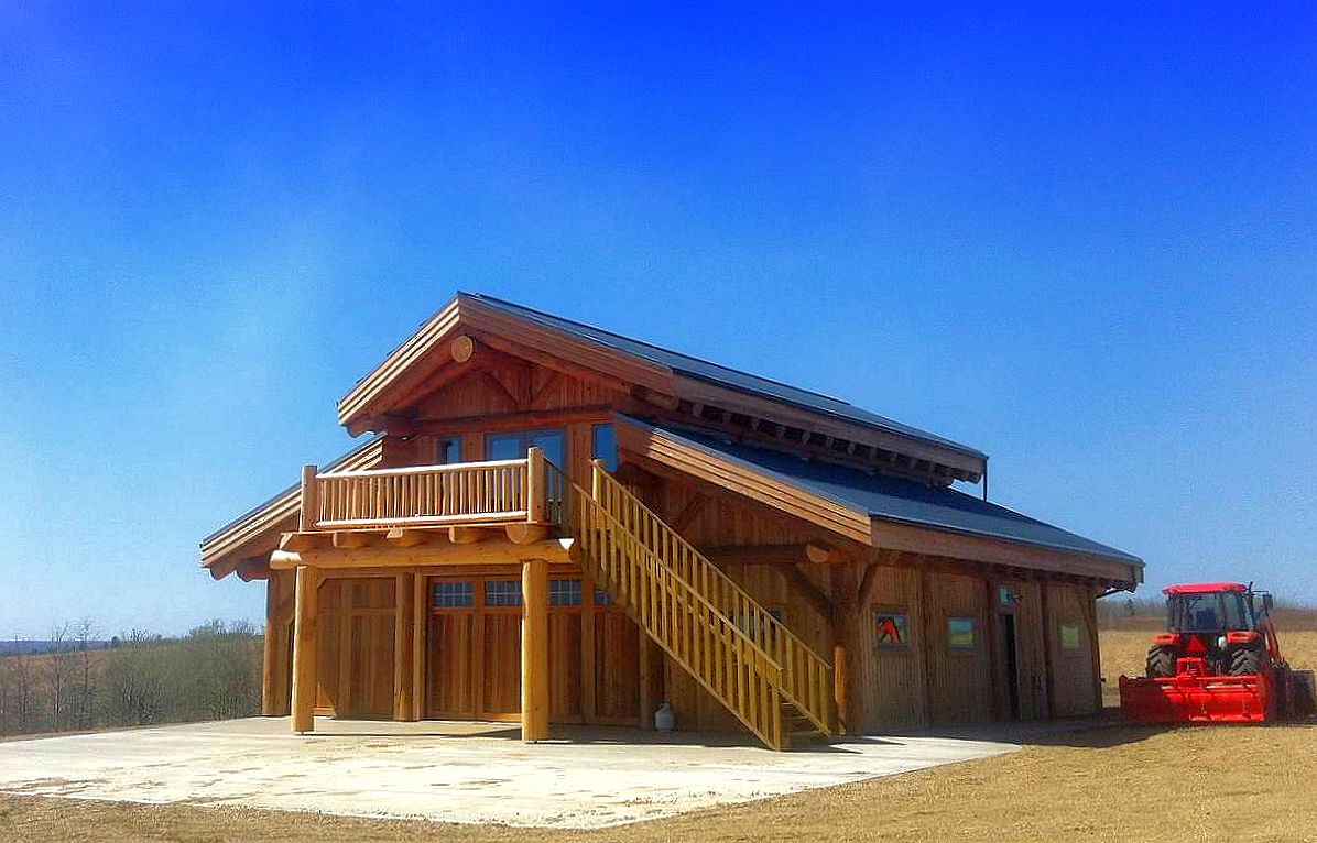 Post &amp; Beam Log Homes Log Joinery Timber Frame 