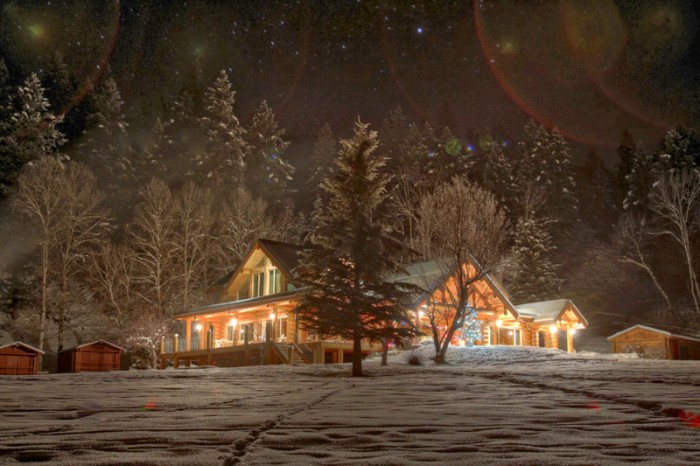 Canadian Log Home