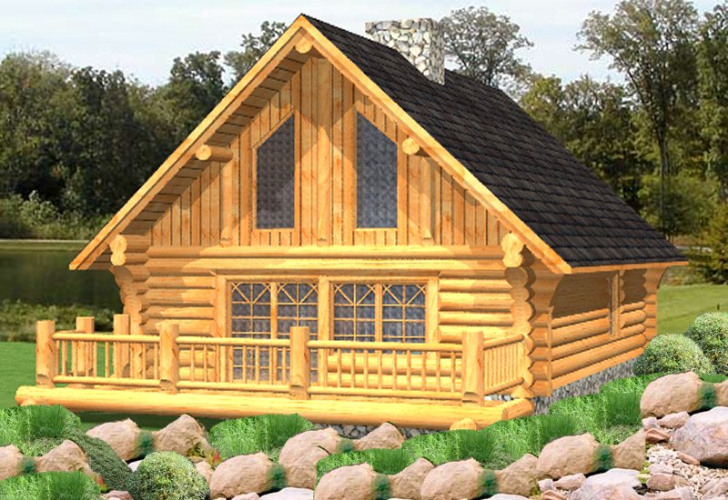 Russell Log Cabin Plans Log Home Plans BC Canada