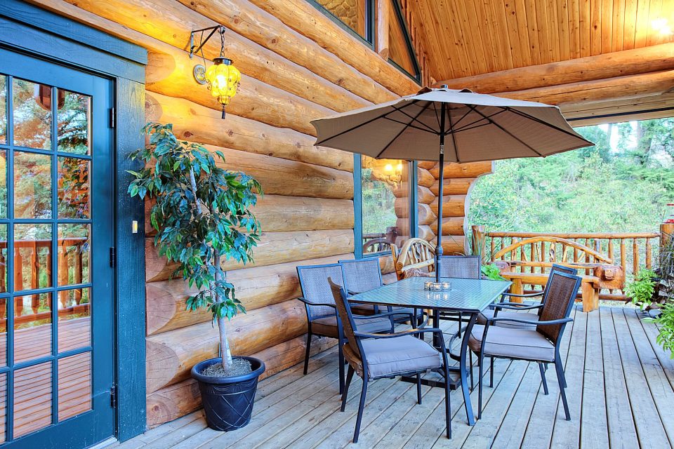 Log Cabin Porch