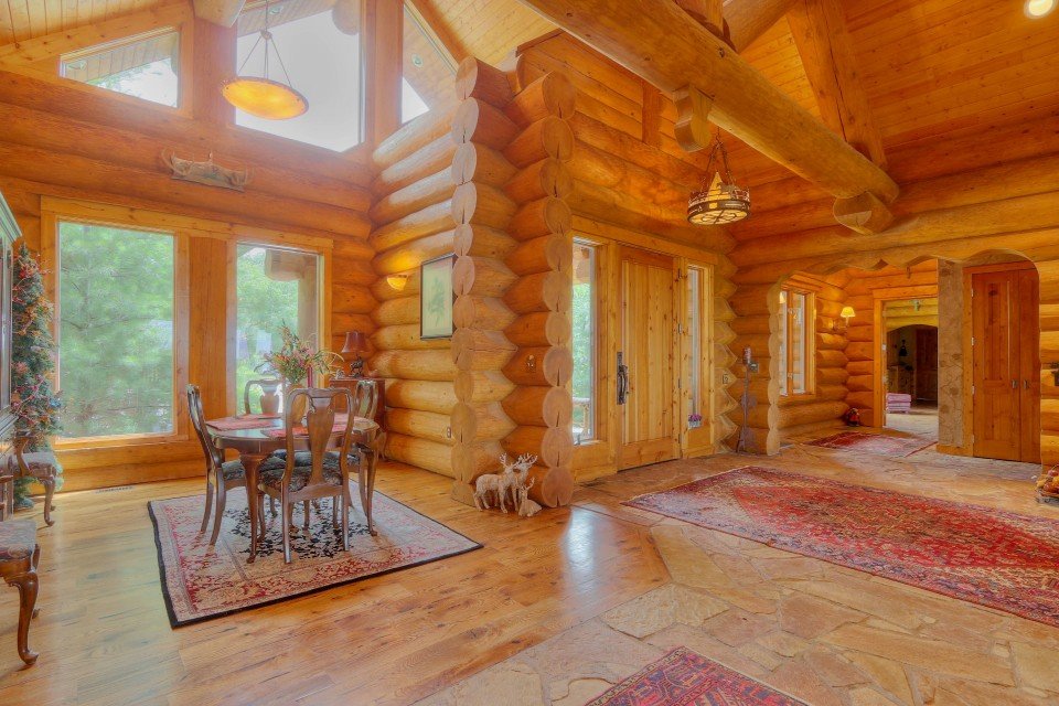 Log Home Inside