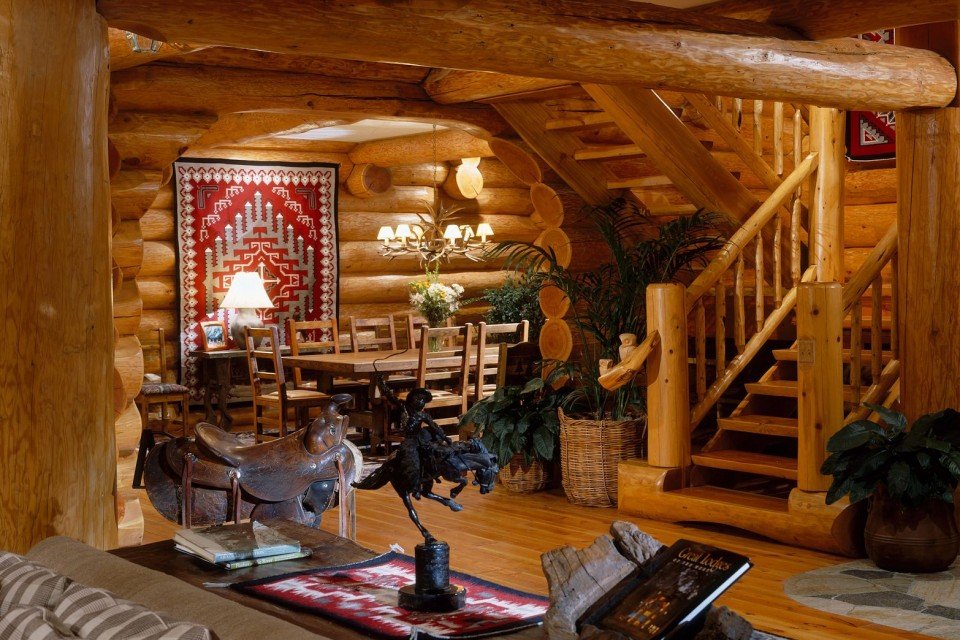 Log Home Interior