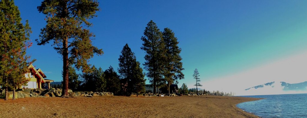 Log Lake House