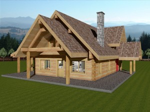 Dovetail Log Cabin Sweetgrass 1