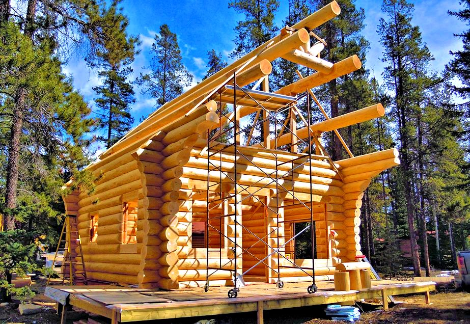 Luxurious Log Cabin in the Woods - North American Log Crafters